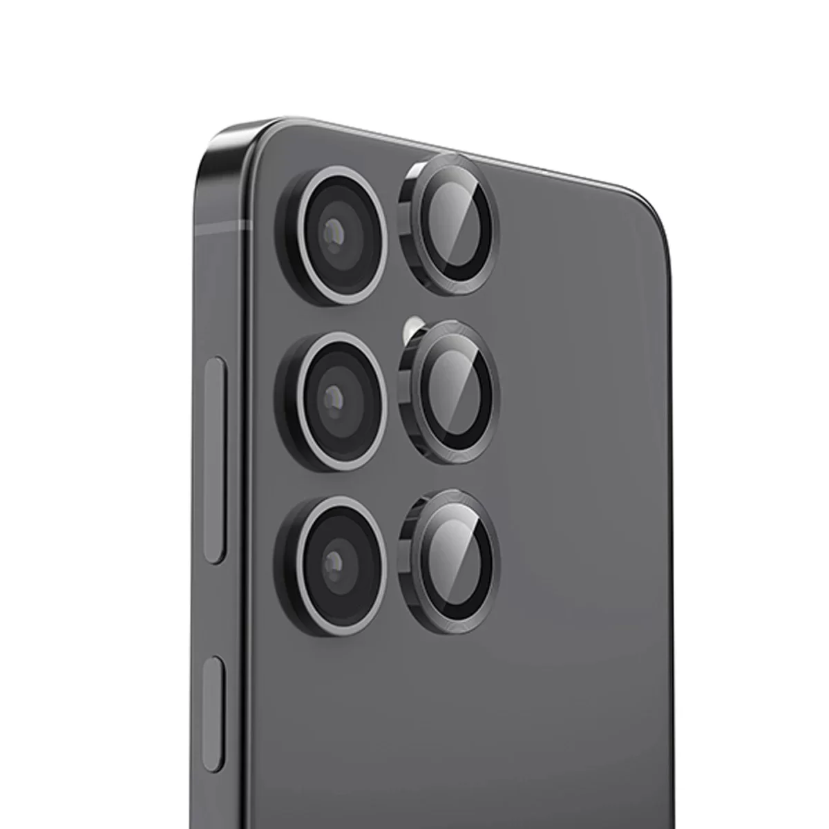 Newface Samsung Galaxy S25 Plus Raze Metal Kamera Lens - Siyah