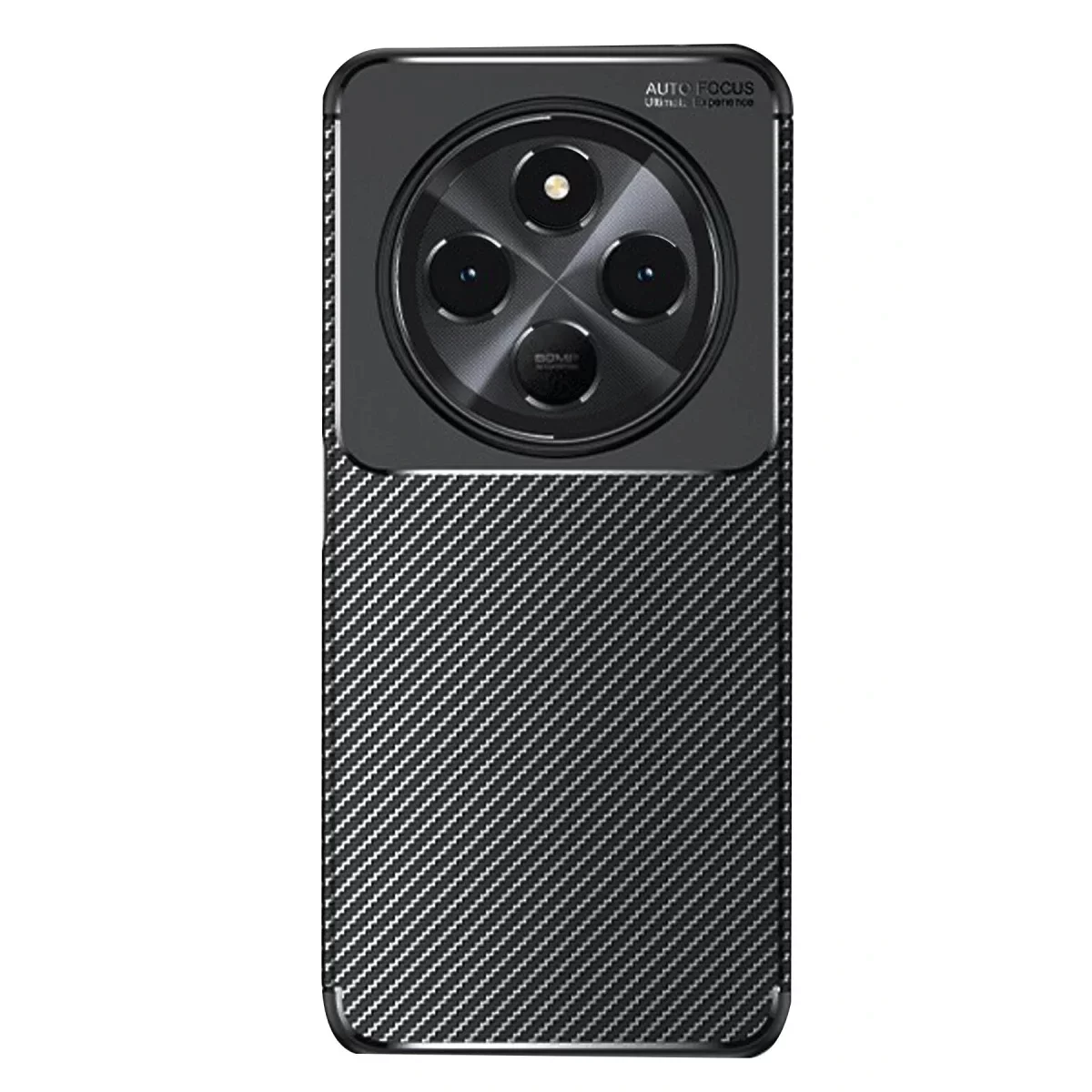 Newface Xiaomi Redmi 14C Kılıf Auto Focus Karbon Kapak - Siyah