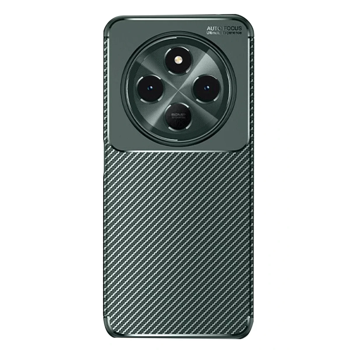 Newface Xiaomi Redmi 14C Kılıf Auto Focus Karbon Kapak - Koyu Yeşil