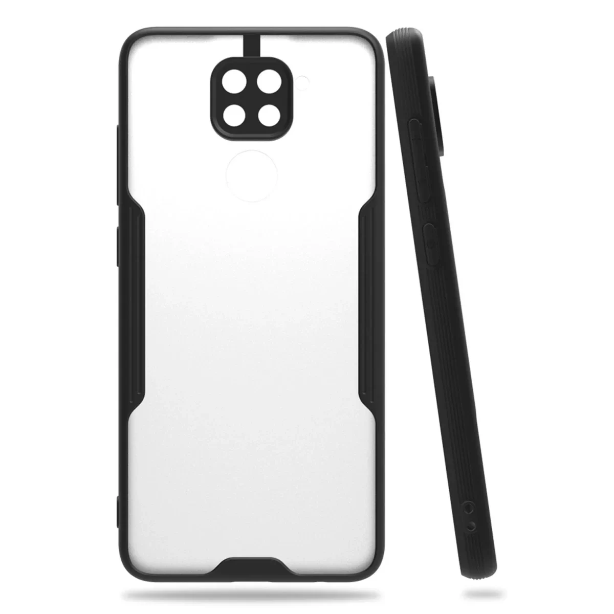 Newface Xiaomi Redmi Note 9 Kılıf Platin Silikon - Siyah
