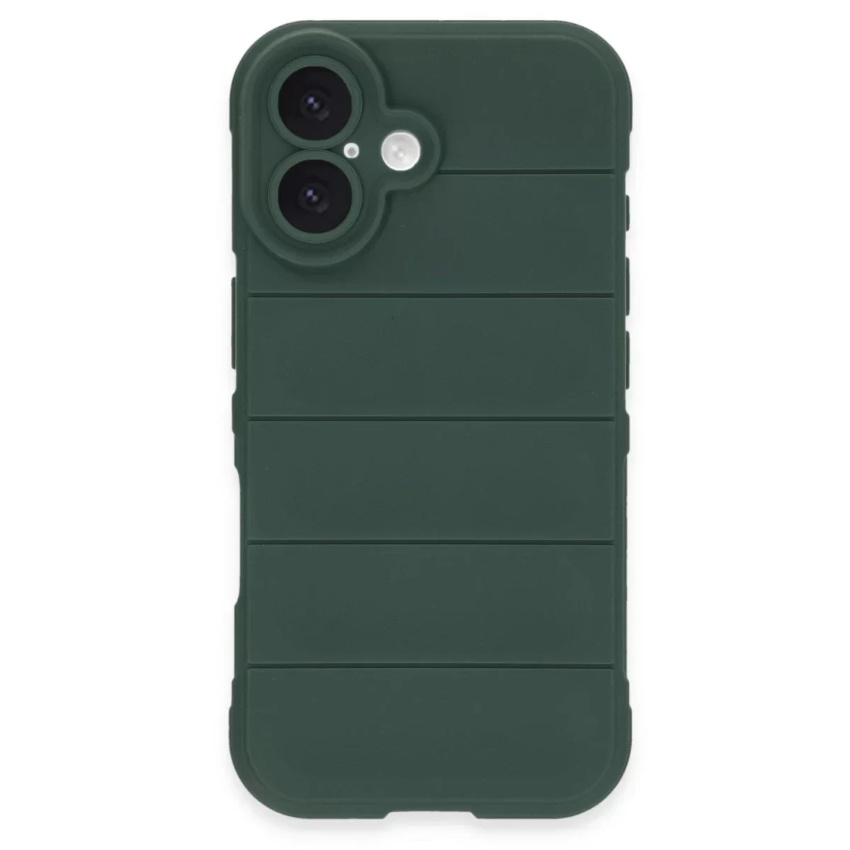 Newface Apple iPhone 16 Plus Kılıf Optimum Silikon - Koyu Yeşil