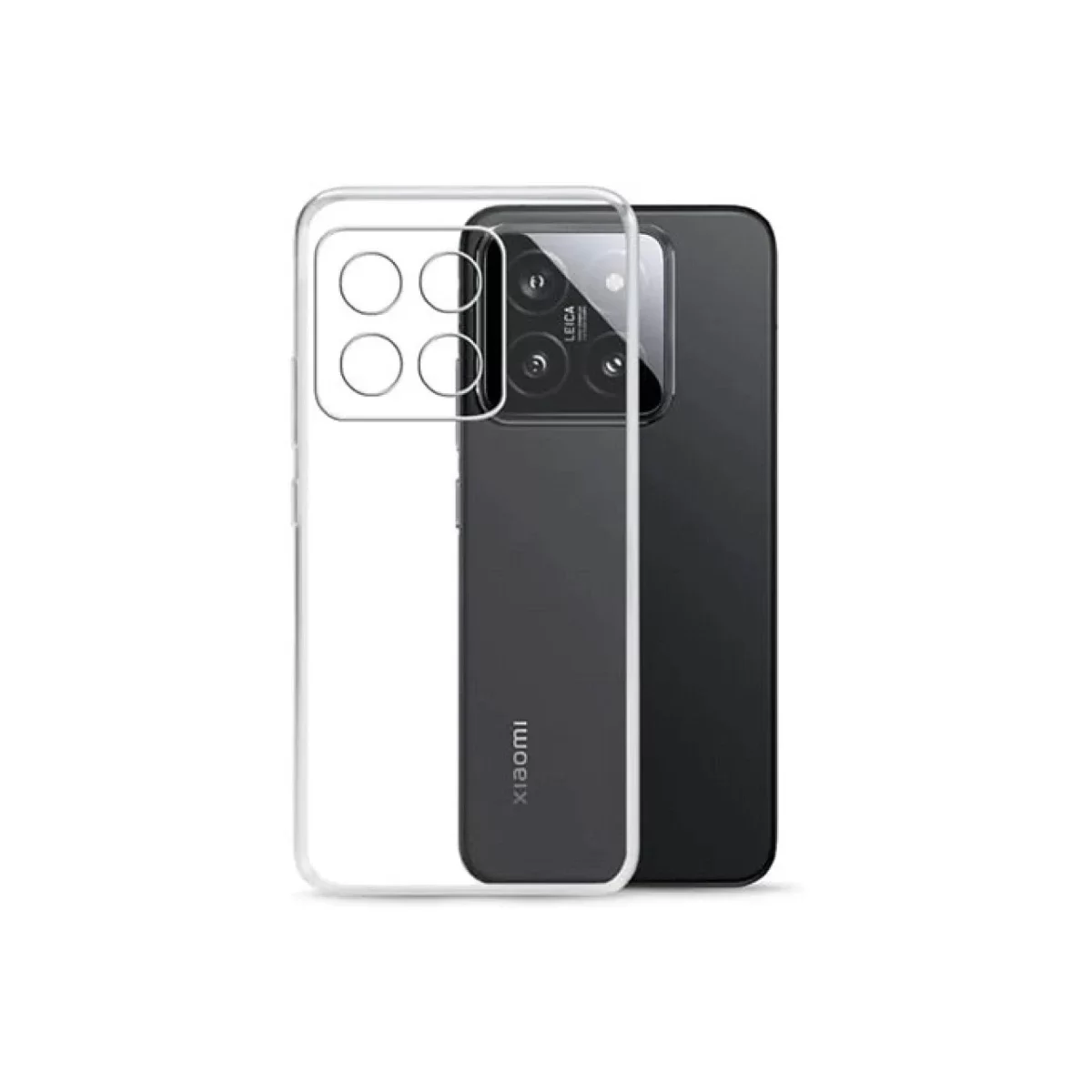 Newface Xiaomi Mi 14T Pro Kılıf Lüx Şeffaf Silikon