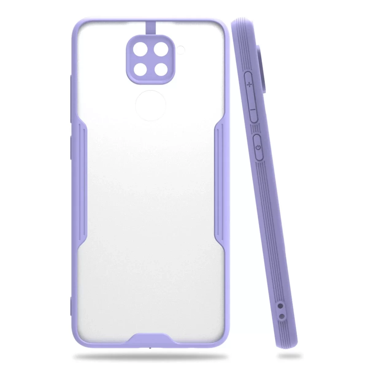 Newface Xiaomi Redmi Note 9 Kılıf Platin Silikon - Lila