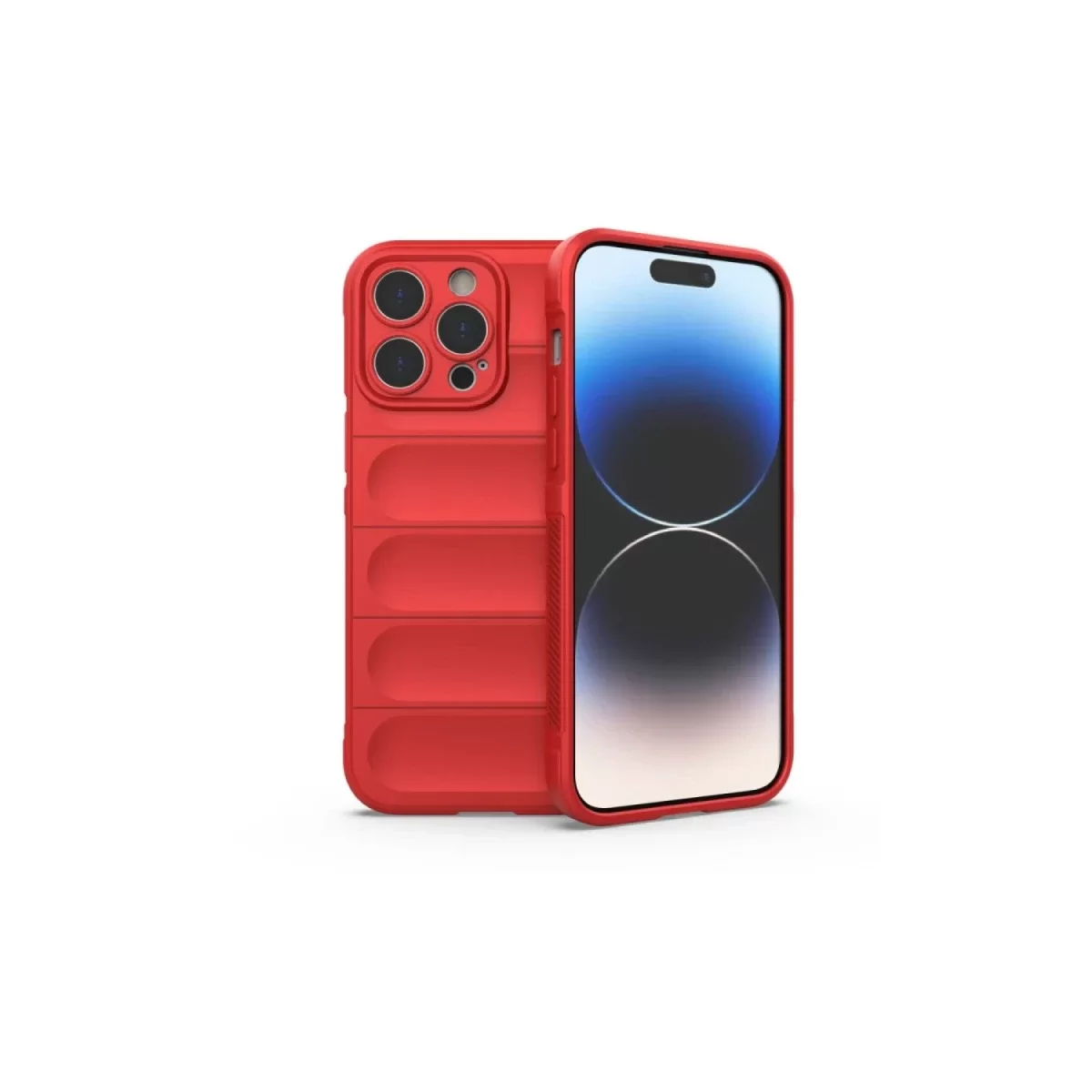 Newface Apple iPhone 16 Pro Kılıf Optimum Silikon - Kırmızı
