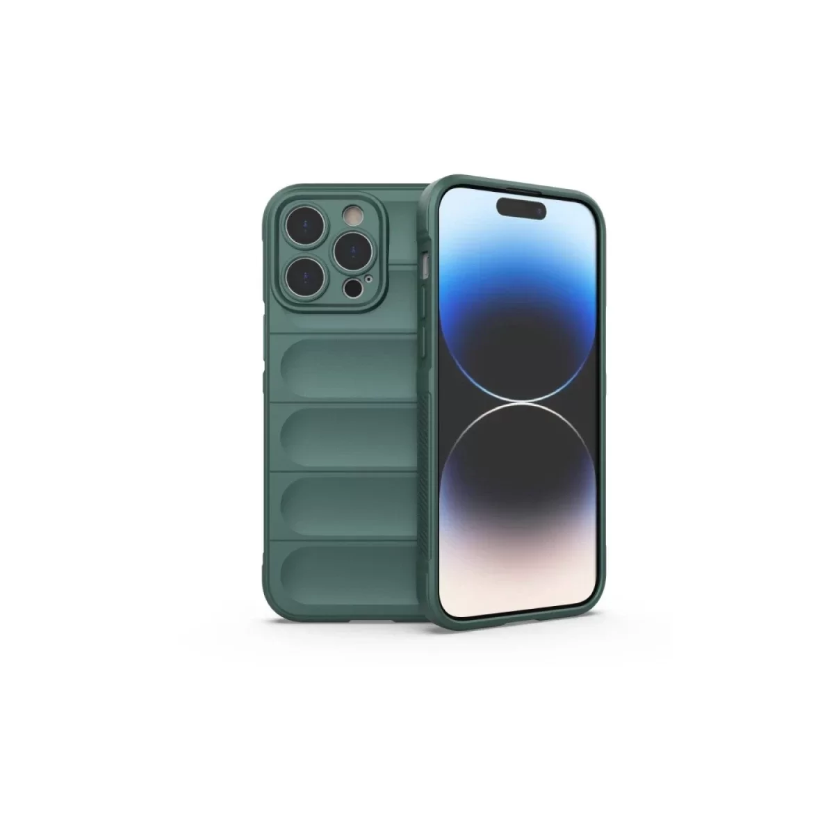 Newface Apple iPhone 16 Pro Kılıf Optimum Silikon - Koyu Yeşil