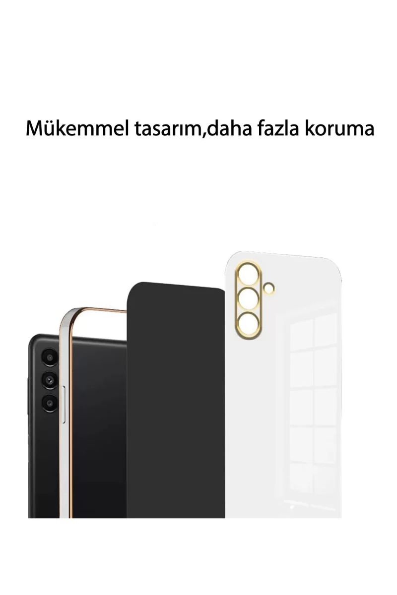 Newface Samsung Galaxy M15 Kılıf Volet Silikon - Mor
