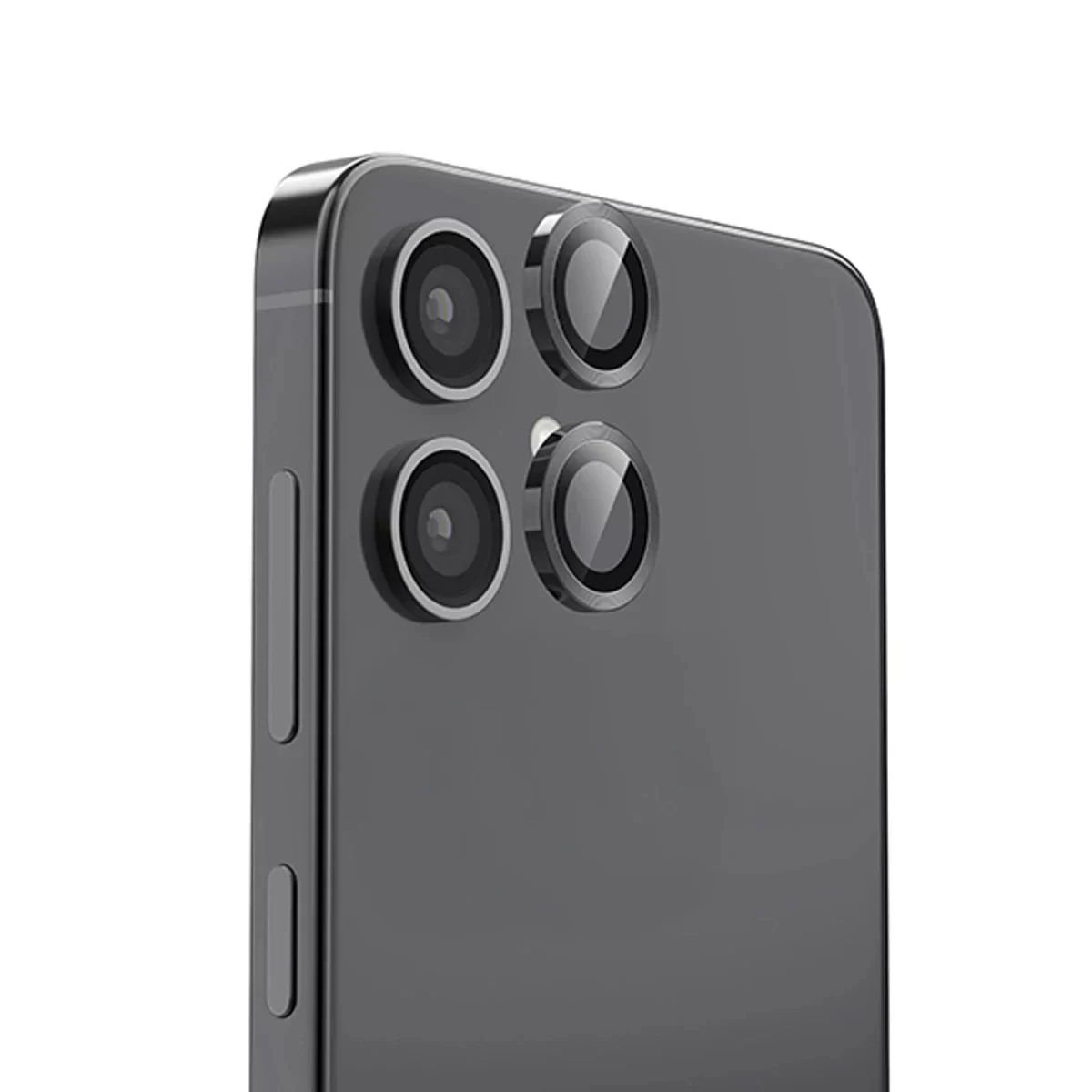 Newface Samsung Galaxy A06 Raze Metal Kamera Lens - Siyah