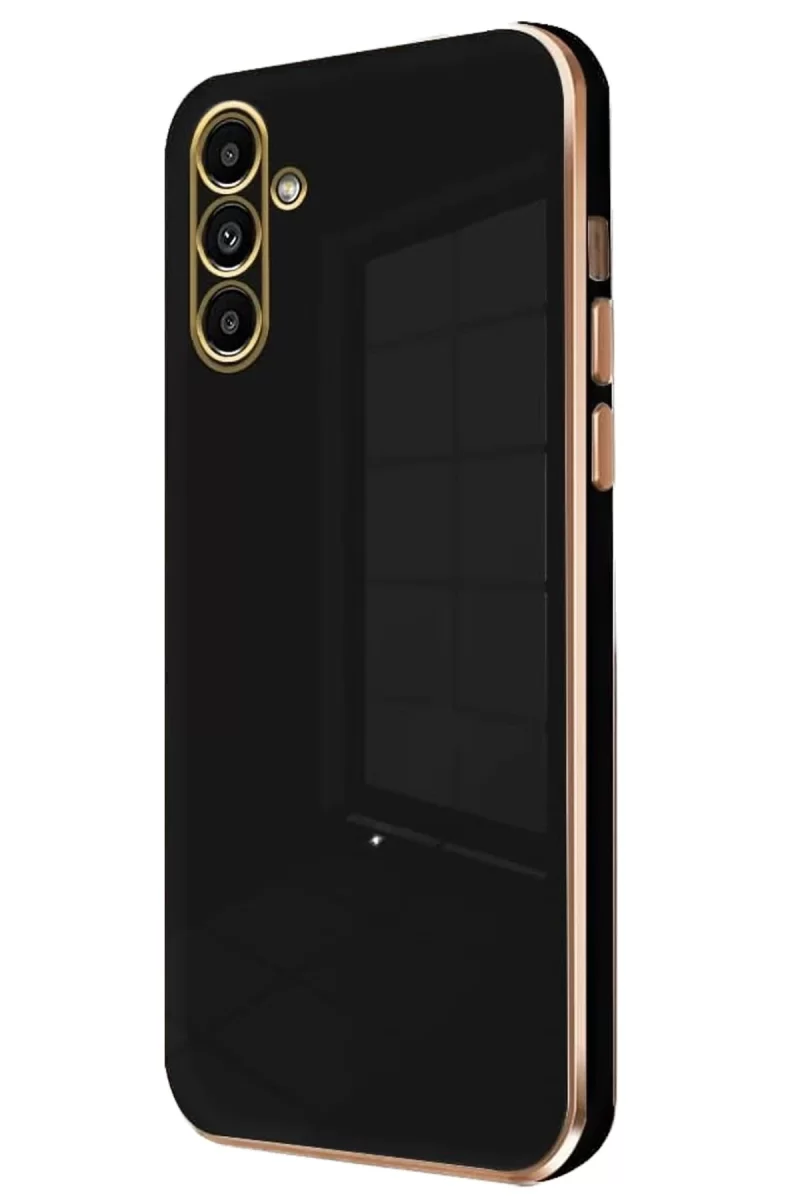 Newface Samsung Galaxy M15 Kılıf Volet Silikon - Siyah