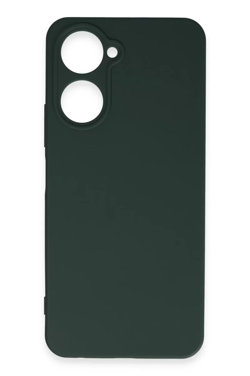 Newface Vivo Y18 Kılıf First Silikon - Koyu Yeşil