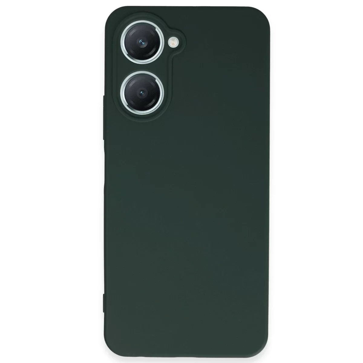 Newface Vivo Y18 Kılıf First Silikon - Koyu Yeşil