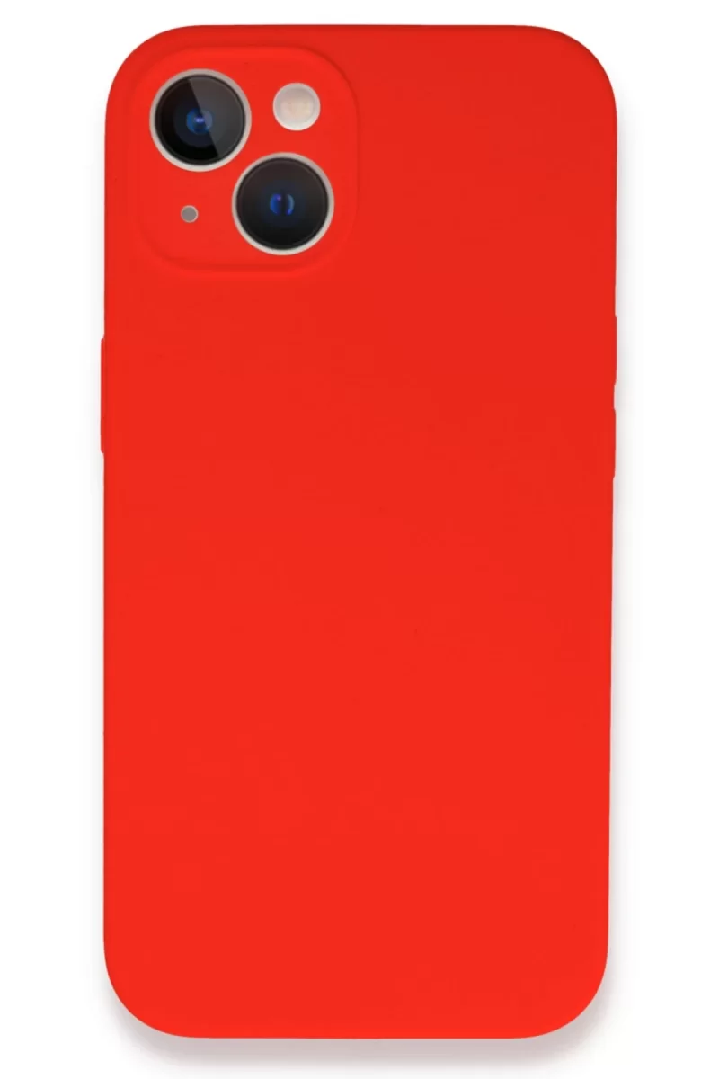 Newface Apple iPhone 13 Mini Kılıf Lansman Legant Silikon - Kırmızı