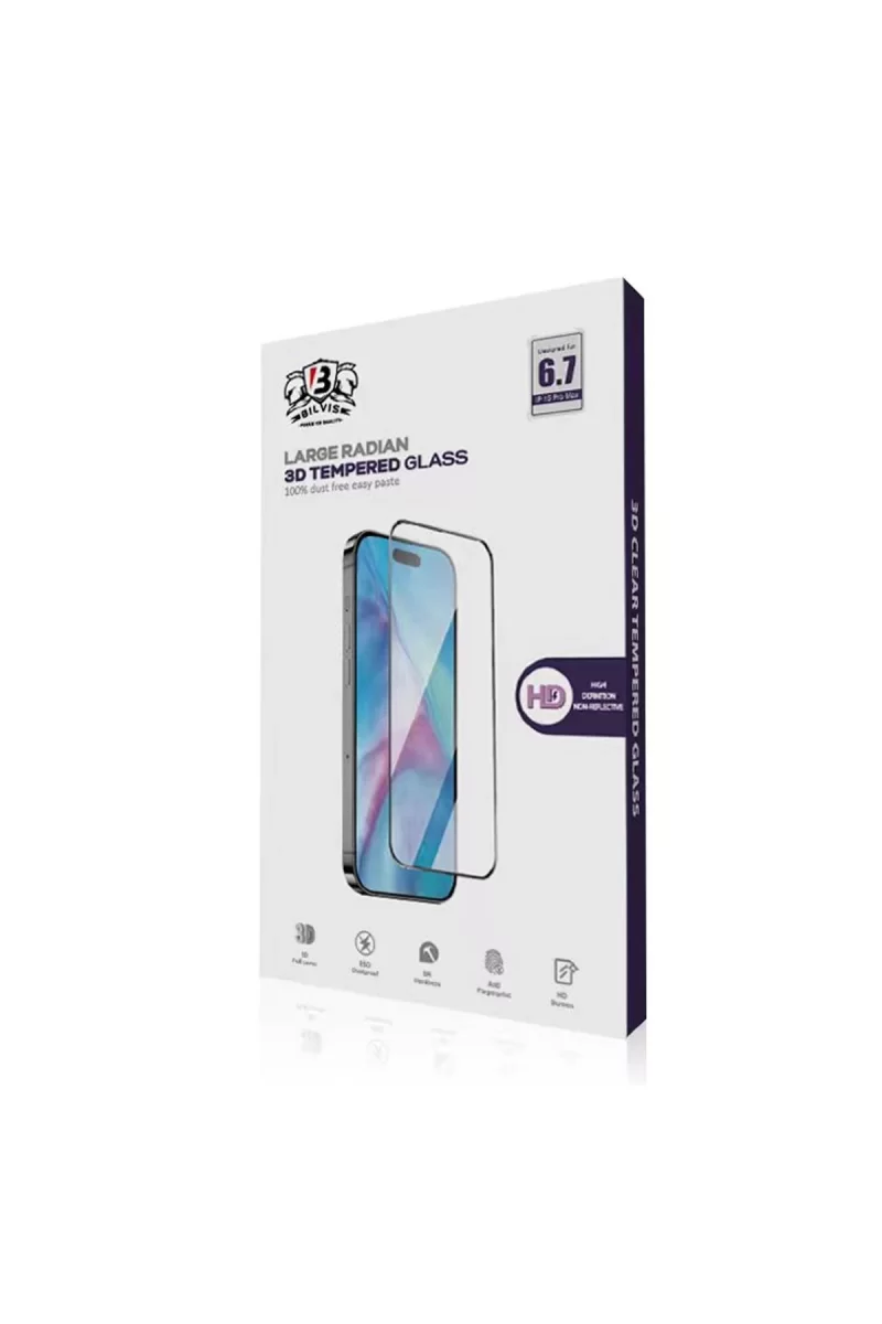 Newface Apple iPhone 15 Pro Bilvis 0.18mm Plus Cam Ekran Koruyucu