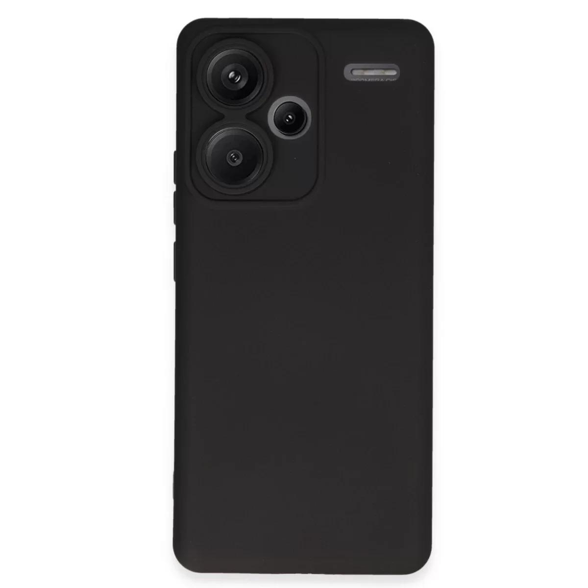 Newface Xiaomi Redmi Note 13 Pro Plus Kılıf Nano içi Kadife Silikon - Siyah