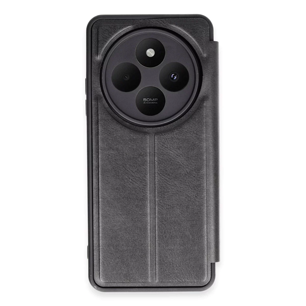 Newface Xiaomi Redmi 14C Kılıf Flip Cover - Siyah