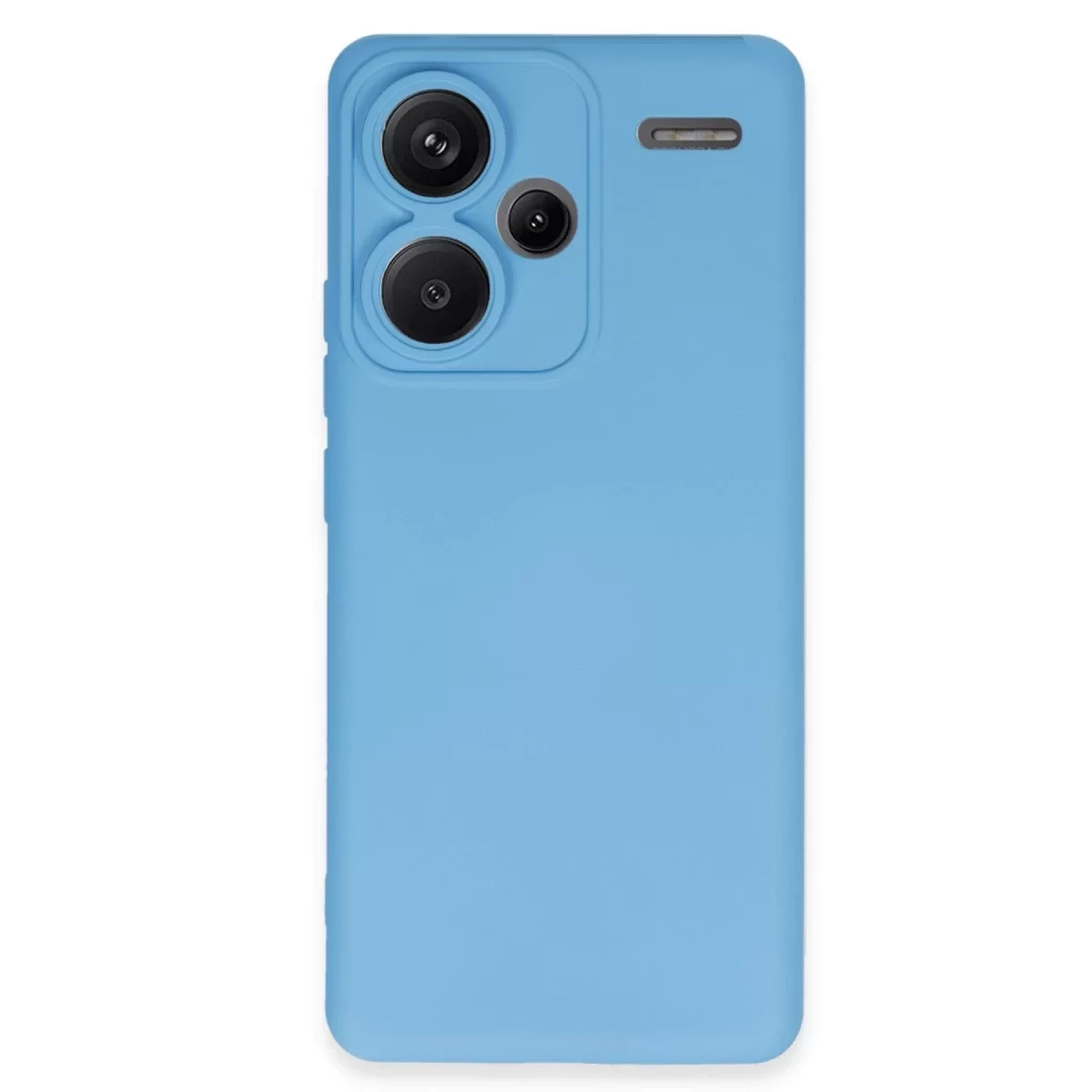 Newface Xiaomi Redmi Note 13 Pro Plus Kılıf Nano içi Kadife Silikon - Mavi