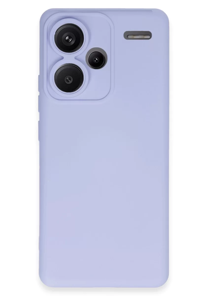 Newface Xiaomi Redmi Note 13 Pro Plus Kılıf Nano içi Kadife Silikon - Lila