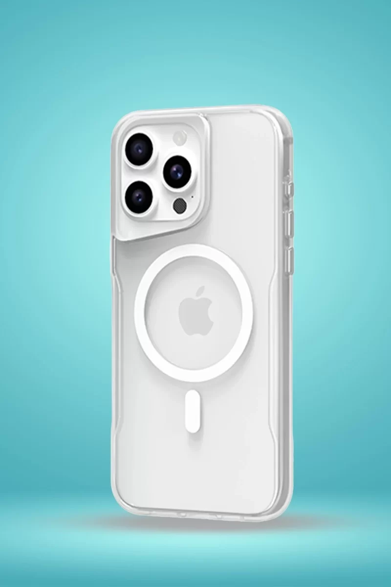 Newface Apple iPhone 16 Plus Kılıf PC Poso Magsafe Kapak - Şeffaf