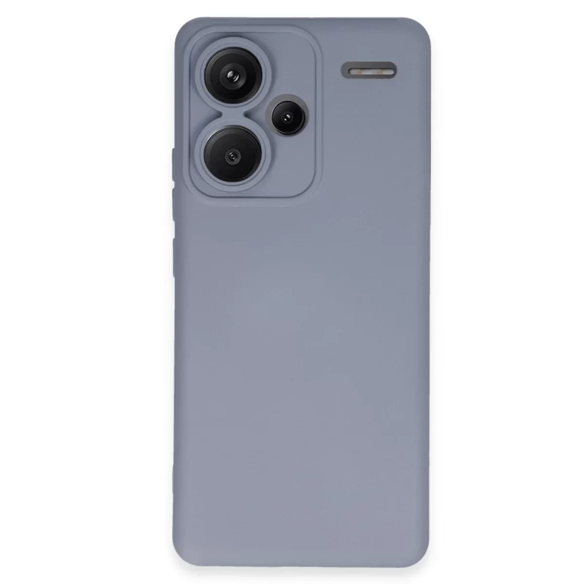 Newface Xiaomi Redmi Note 13 Pro Plus Kılıf Nano içi Kadife Silikon - Gri