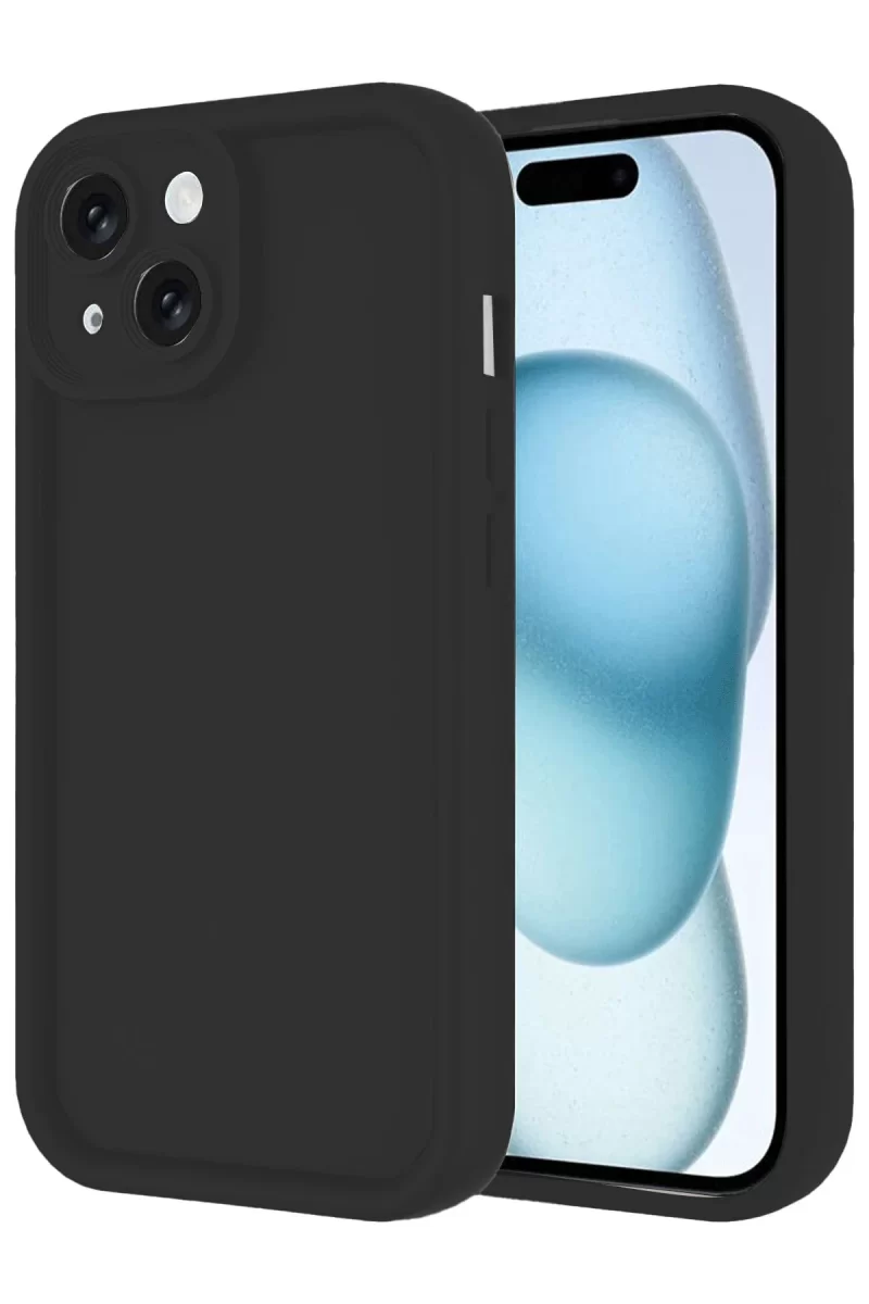 Newface Apple iPhone 14 Kılıf Viera Silikon - Siyah