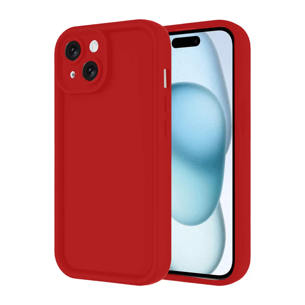 Newface Apple iPhone 14 Kılıf Viera Silikon - Kırmızı