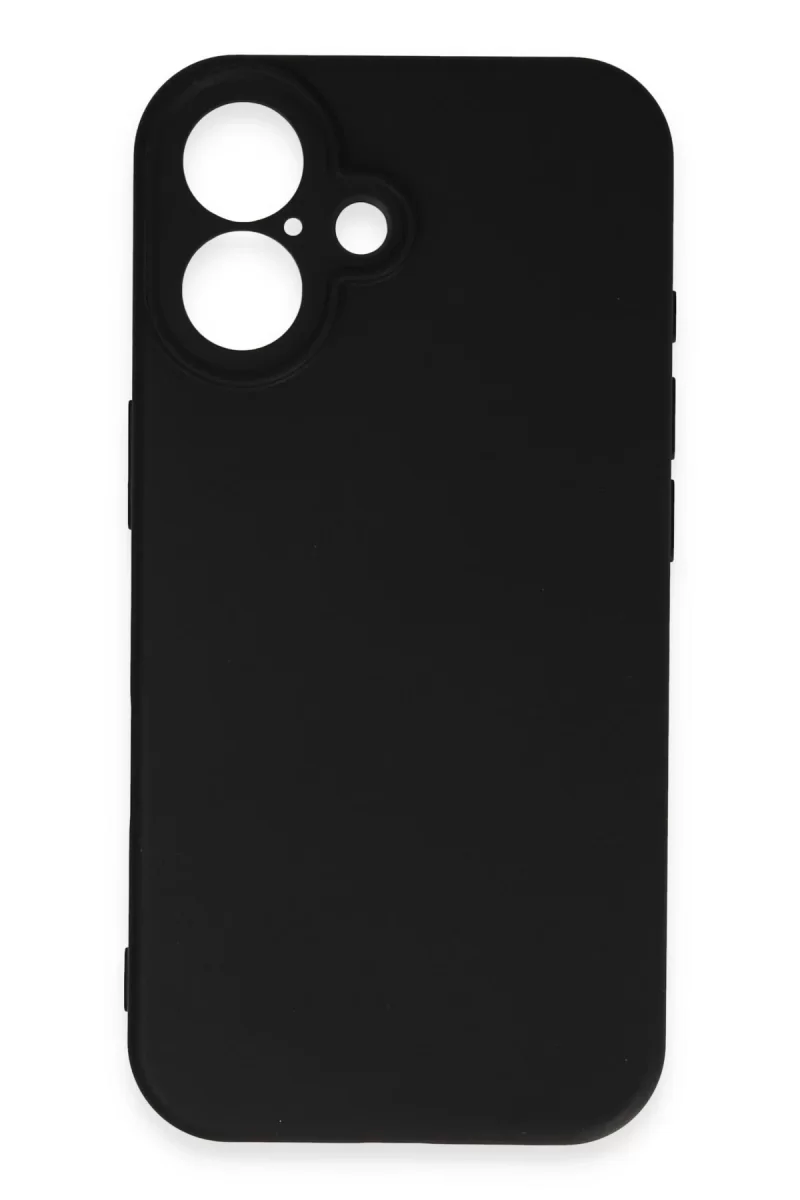 Newface Apple iPhone 16 Plus Kılıf First Silikon - Siyah
