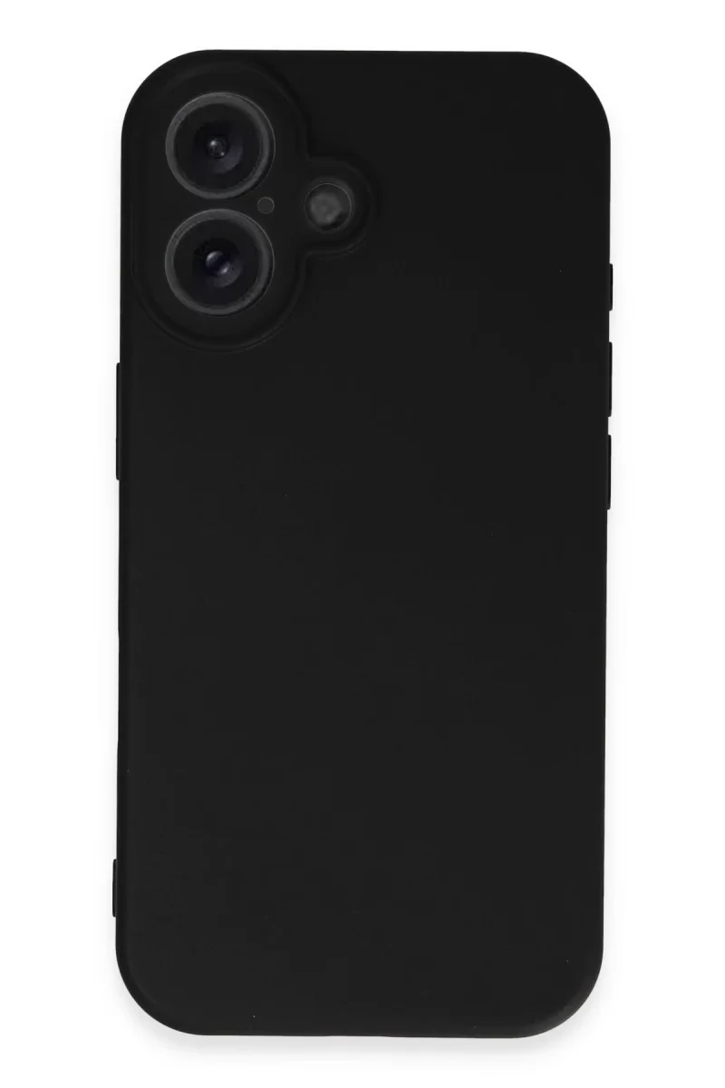 Newface Apple iPhone 16 Plus Kılıf First Silikon - Siyah
