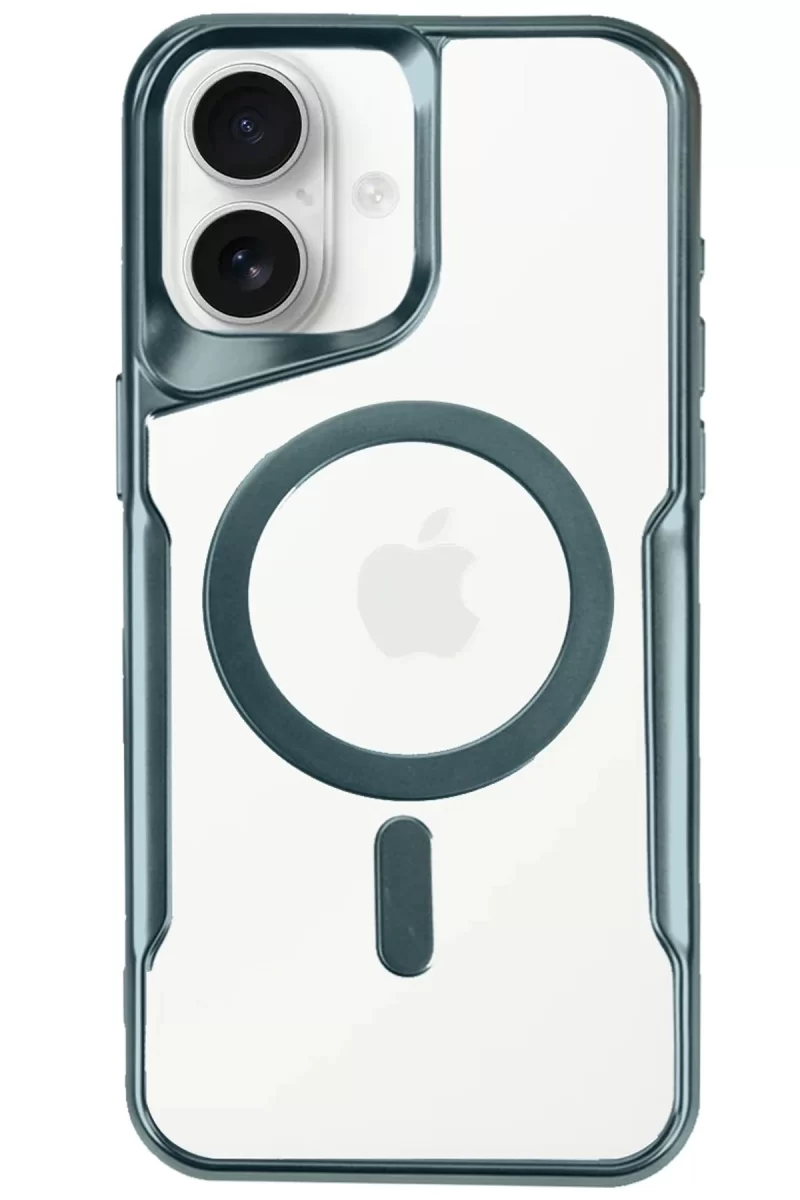 Newface Apple iPhone 16 Plus Kılıf Boyi Magsafe Silikon Kapak - Turkuaz