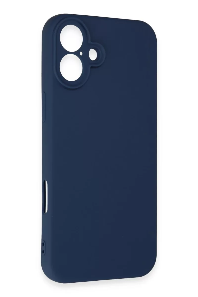 Newface Apple iPhone 16 Plus Kılıf First Silikon - Lacivert