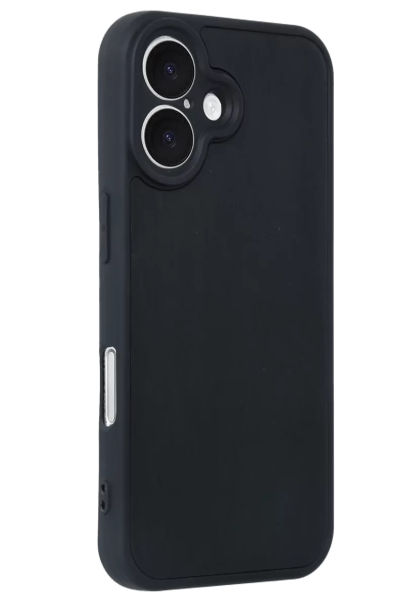 Newface Apple iPhone 16 Kılıf Aras Deri Kapak - Siyah