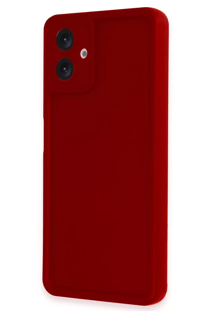 Newface Samsung Galaxy A06 Kılıf Viera Silikon - Kırmızı