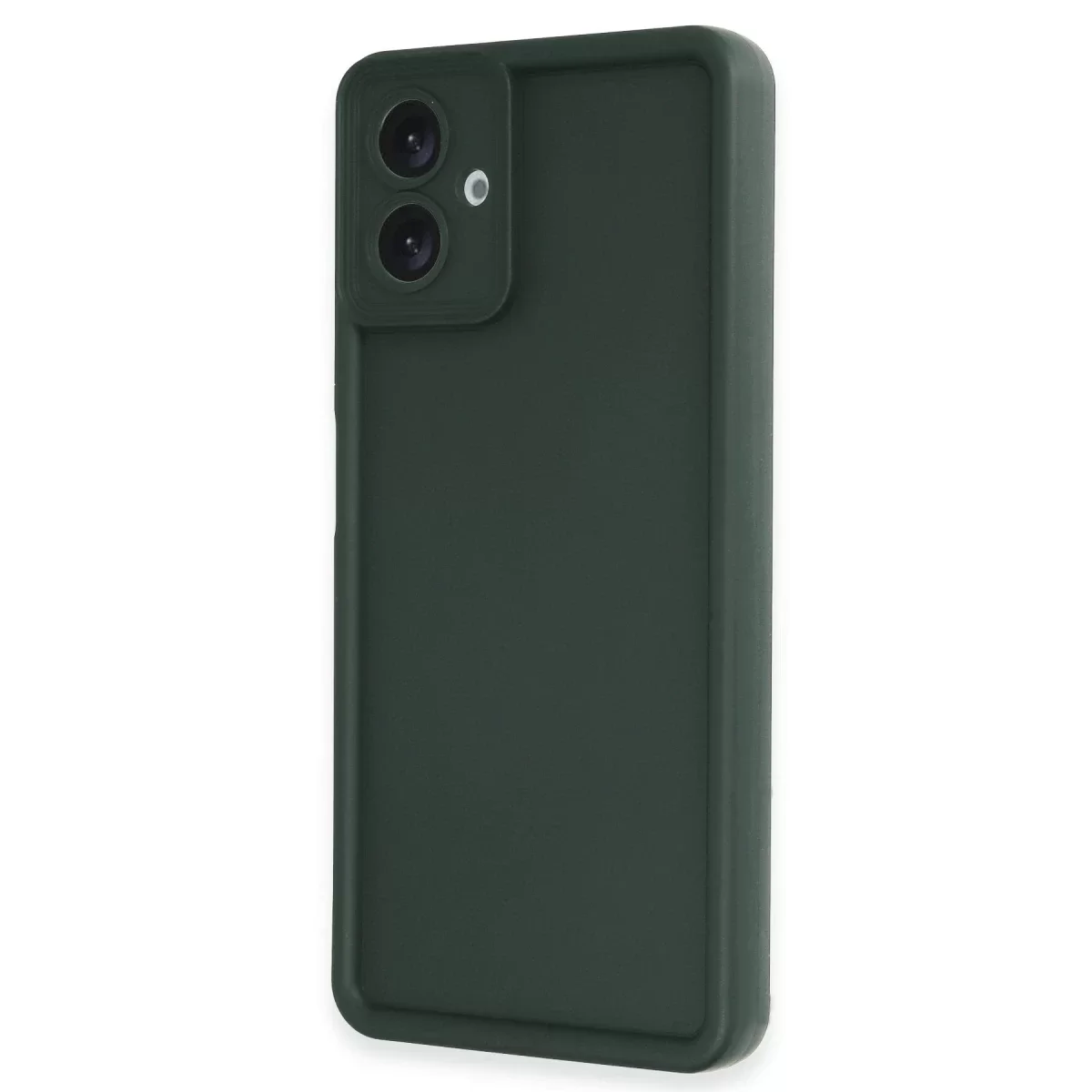 Newface Samsung Galaxy A06 Kılıf Viera Silikon - Koyu Yeşil