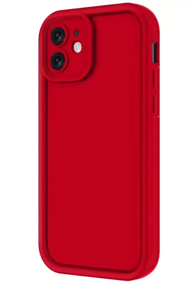 Newface Apple iPhone 11 Kılıf Viera Silikon - Kırmızı