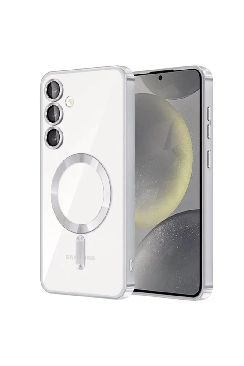 Newface Samsung Galaxy S23 Kılıf Kross Magneticsafe Kapak - Titan Gri