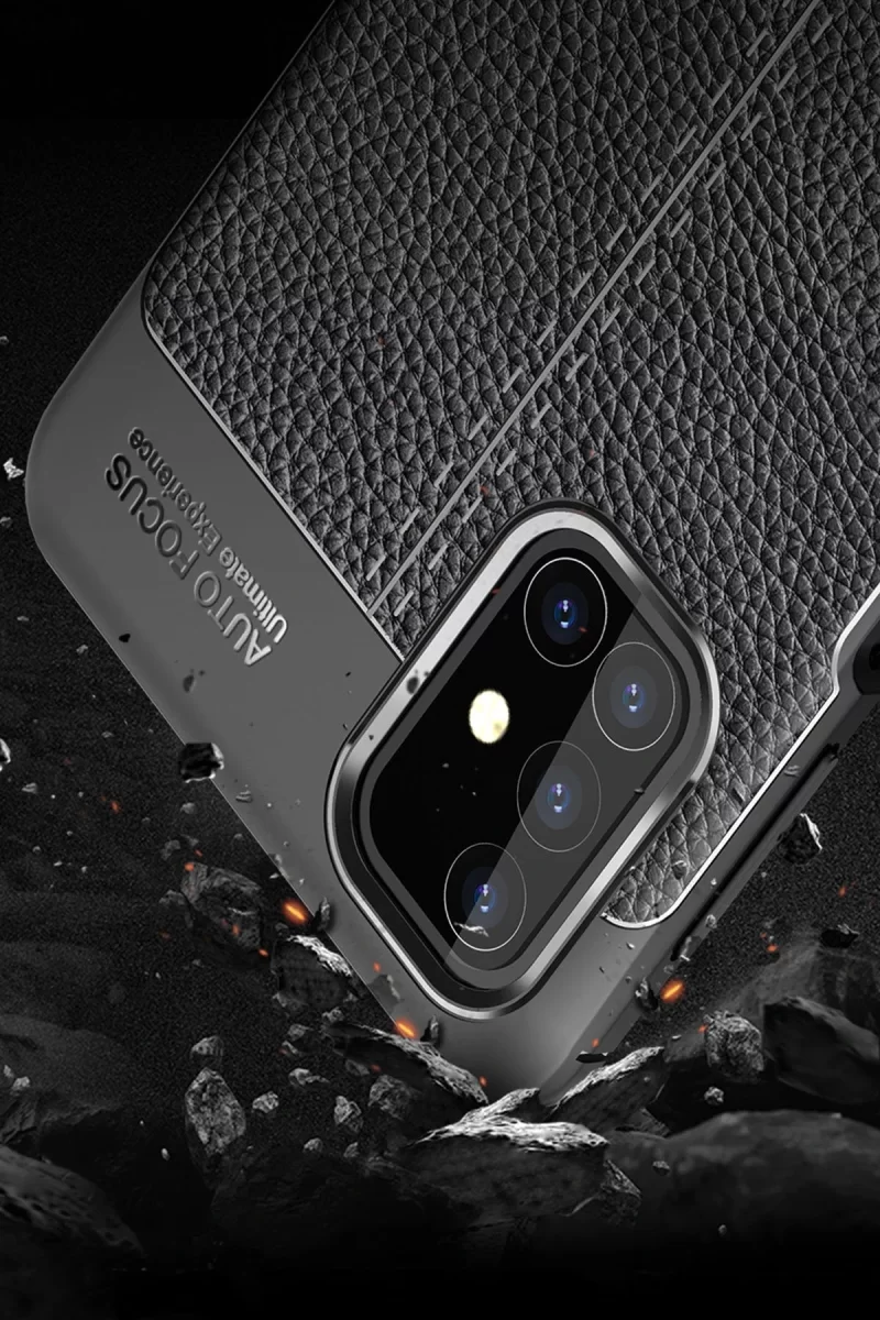 Newface Samsung Galaxy M31S Kılıf Auto Focus Kapak - Kırmızı