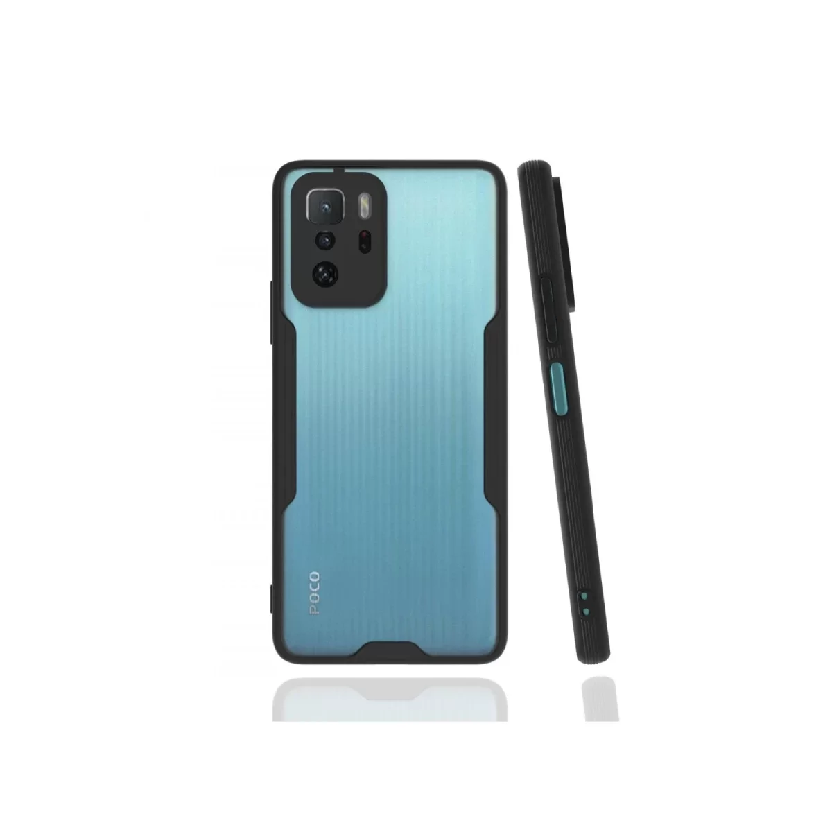 Newface Xiaomi Poco X3 GT Kılıf Platin Silikon - Siyah