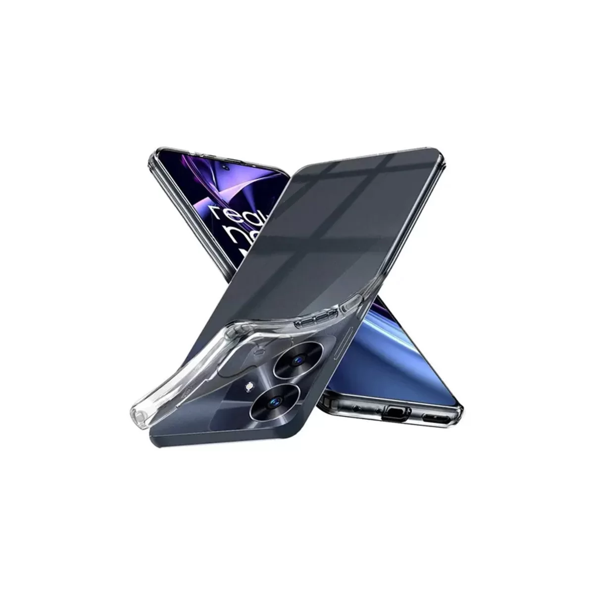 Newface Realme Note 60 Kılıf Lüx Şeffaf Silikon