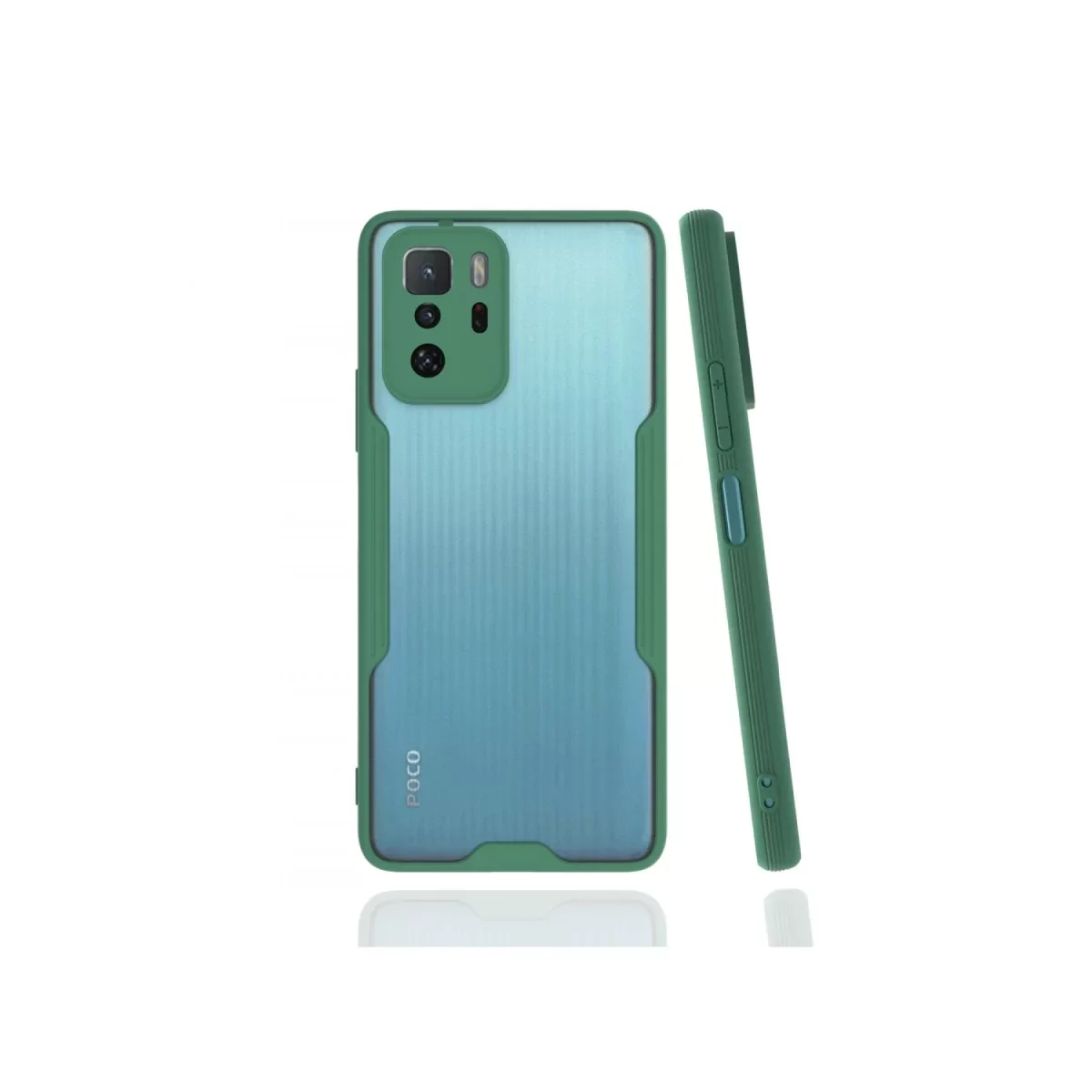 Newface Xiaomi Poco X3 GT Kılıf Platin Silikon - Yeşil