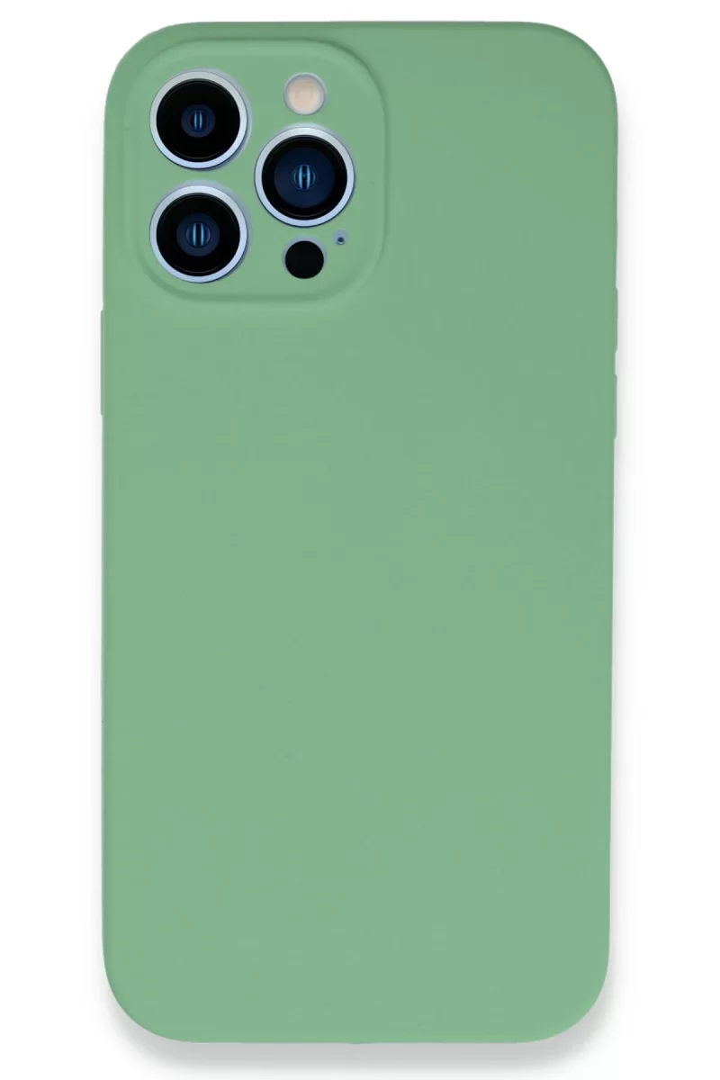 Newface Apple iPhone 13 Pro Kılıf Lansman Legant Silikon - Yeşil