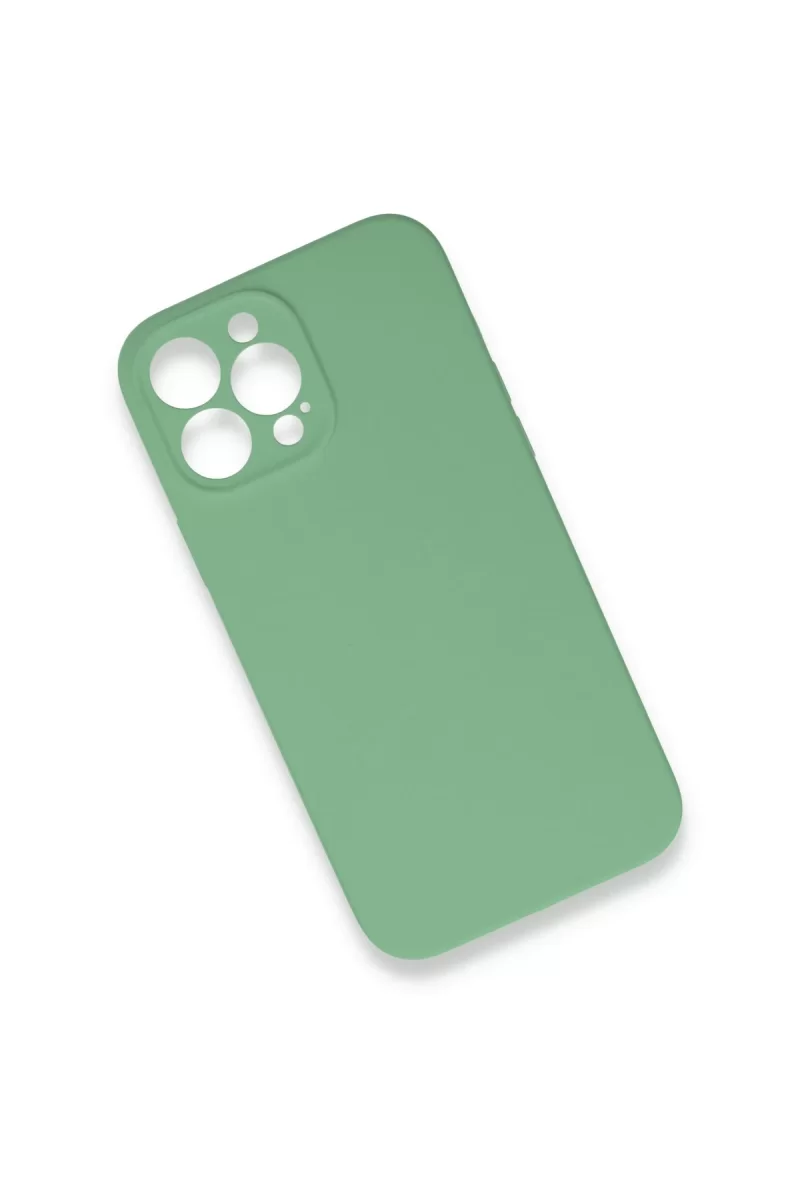 Newface Apple iPhone 13 Pro Kılıf Lansman Legant Silikon - Yeşil