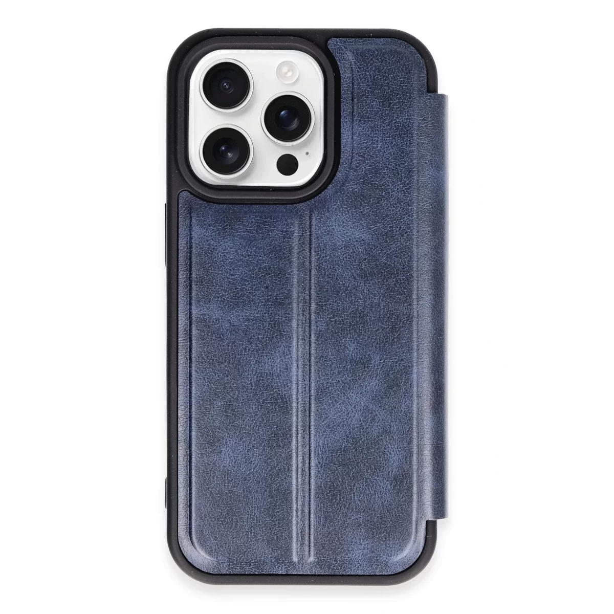 Newface Apple iPhone 14 Pro Max Kılıf Flip Cover - Lacivert