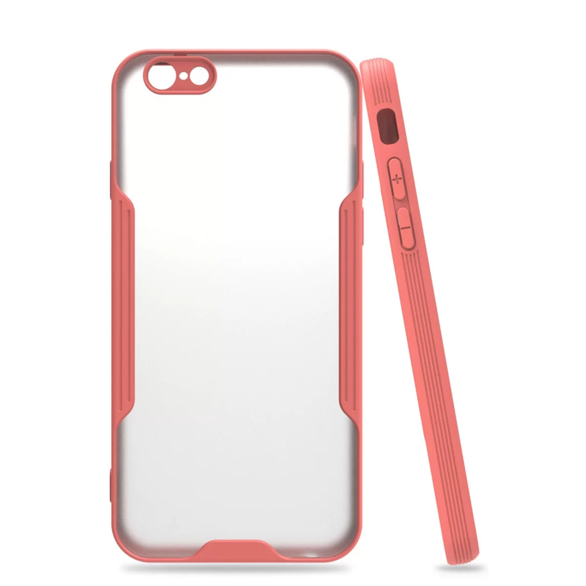 Newface Apple iPhone 6 Kılıf Platin Silikon - Pembe