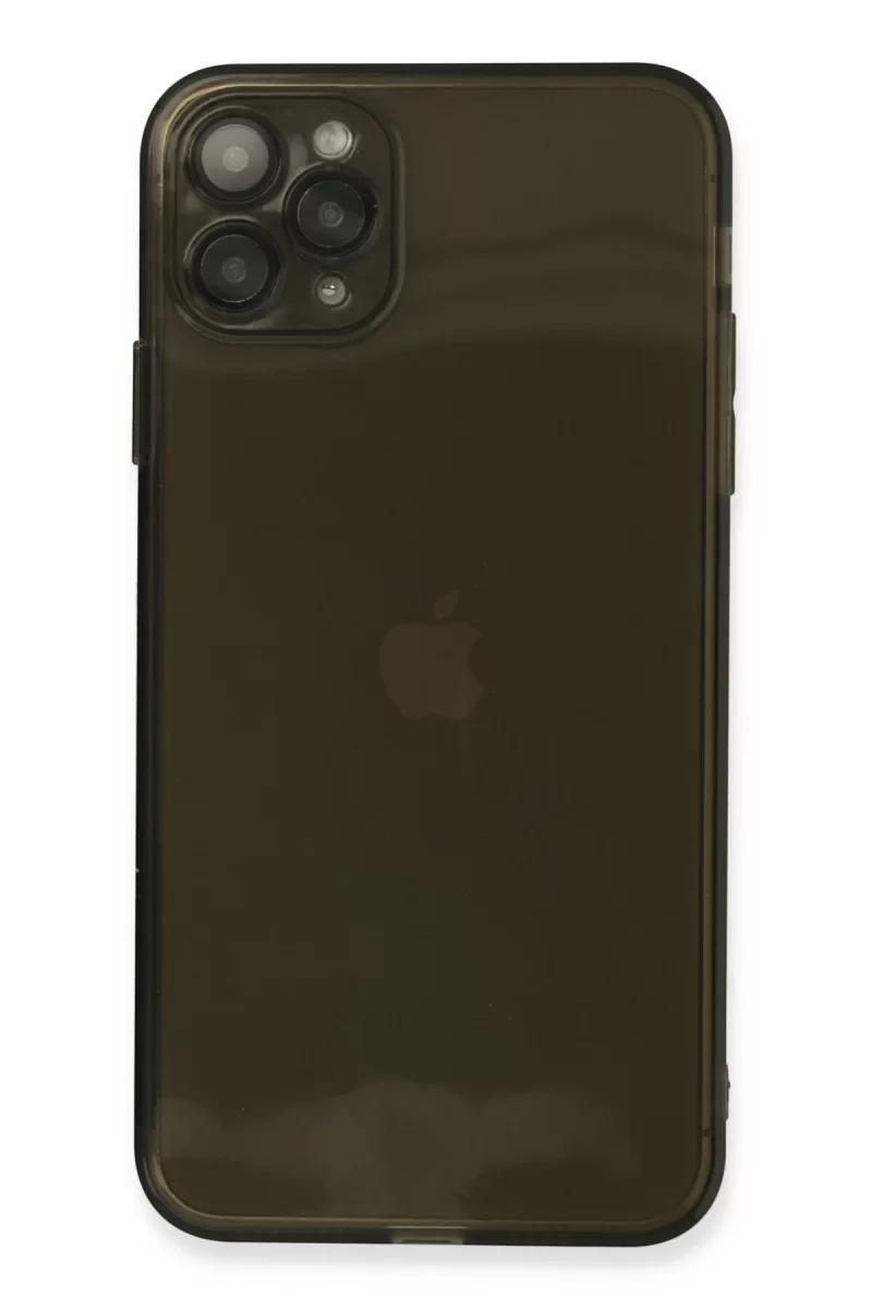 Newface Apple iPhone 11 Pro Kılıf Fly Lens Silikon - Siyah