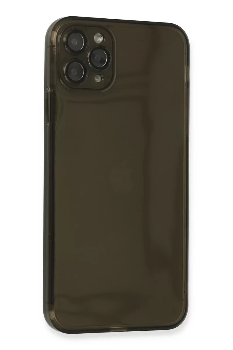 Newface Apple iPhone 11 Pro Kılıf Fly Lens Silikon - Siyah