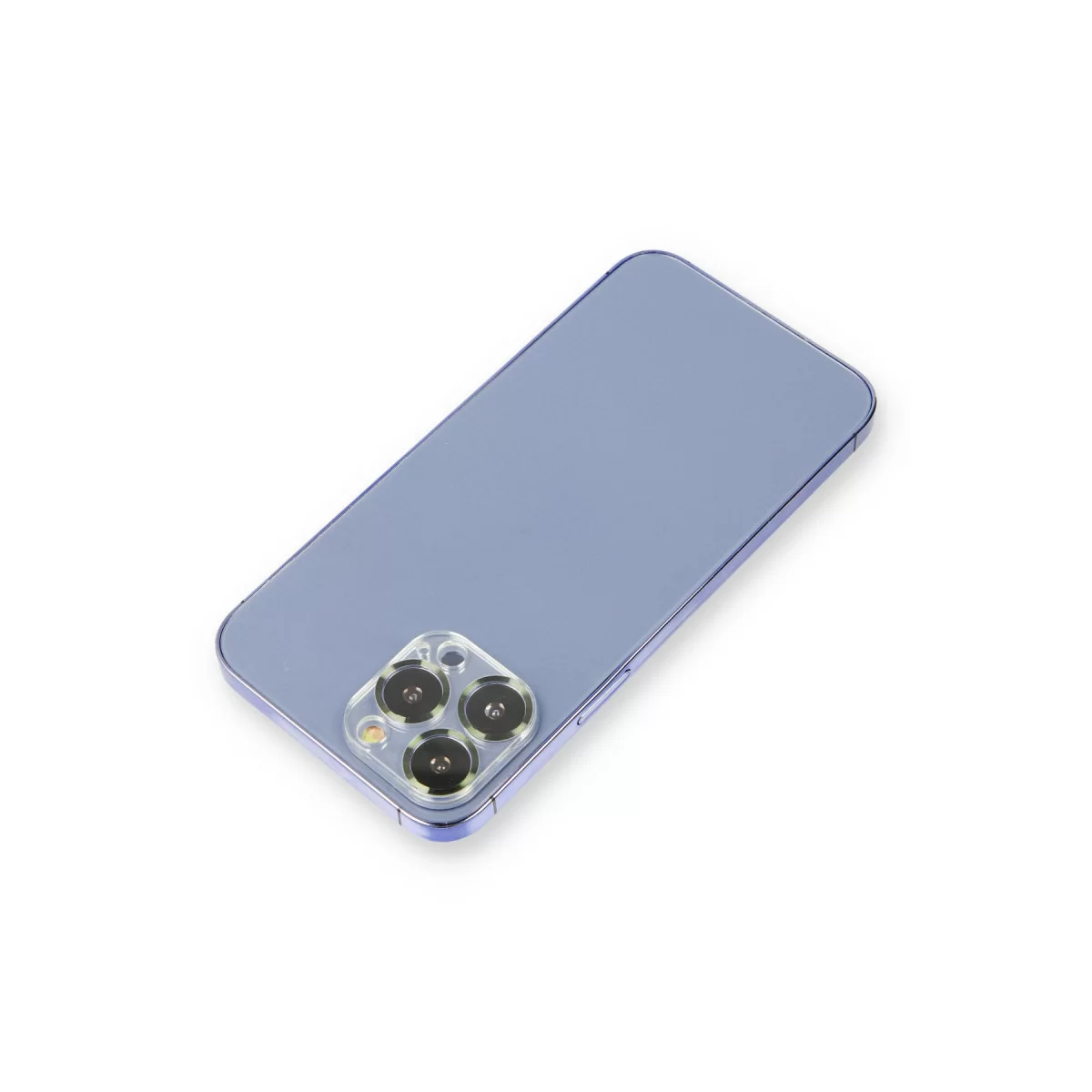 Newface Apple iPhone 12 Pro Metal Kamera Lens Koruma Cam - Koyu Yeşil