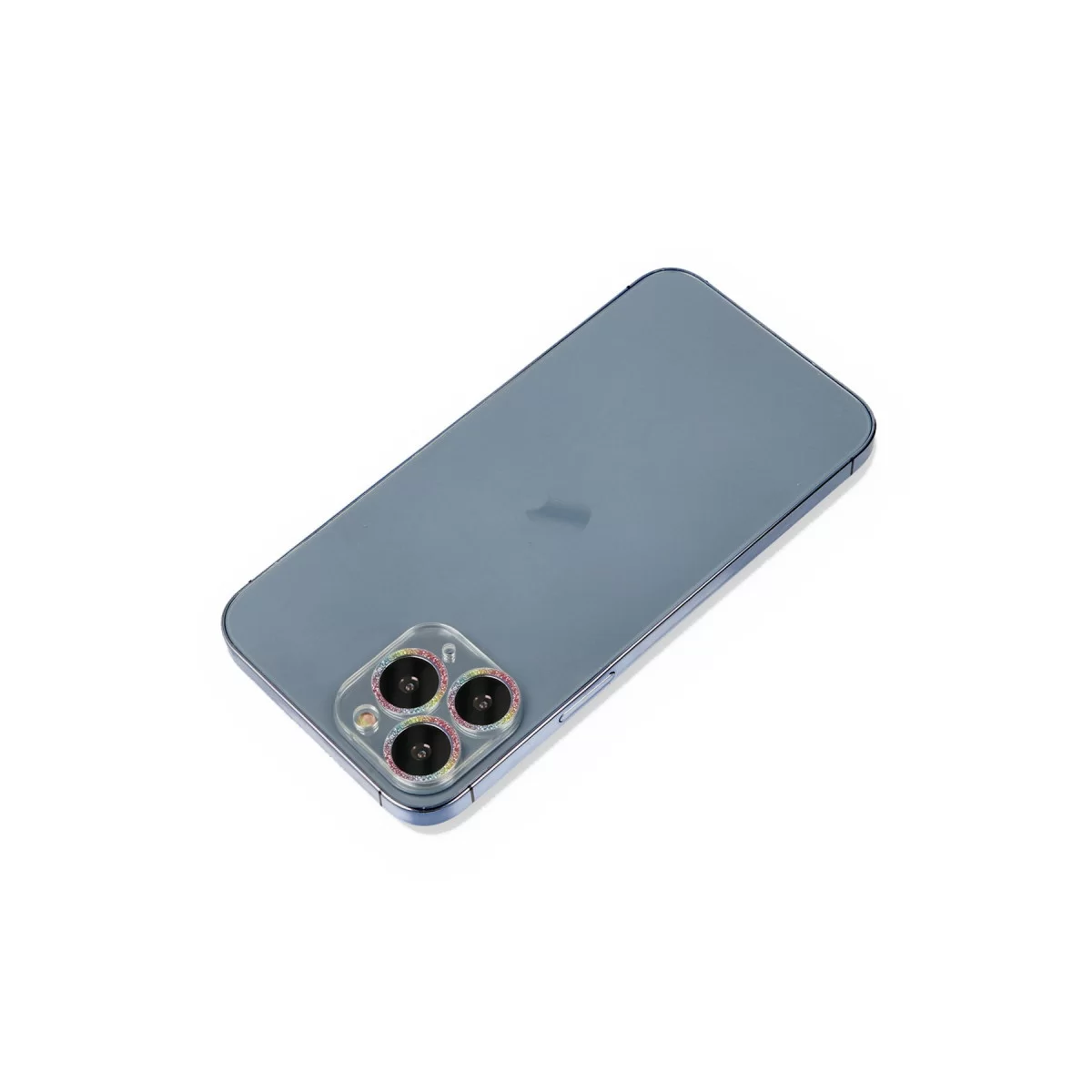 Newface Apple iPhone 11 Pro Shine Kamera Lens Koruma Cam - Rainbow