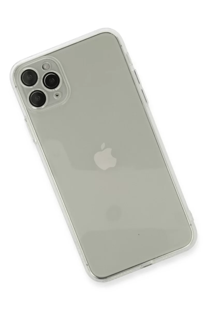 Newface Apple iPhone 11 Pro Kılıf Fly Lens Silikon - Şeffaf