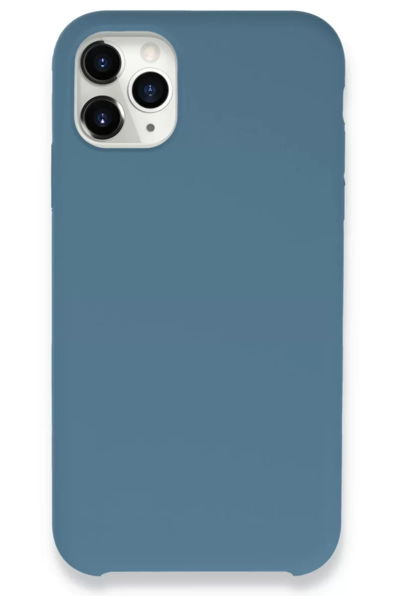 Newface Apple iPhone 11 Pro Max Kılıf Lansman Legant Silikon - Açık Mavi