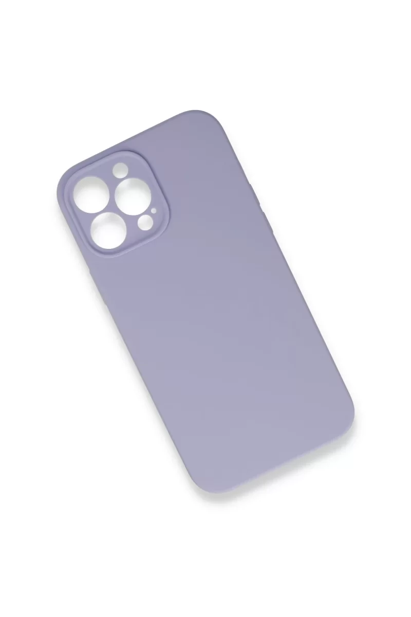 Newface Apple iPhone 13 Pro Max Kılıf Lansman Legant Silikon - Lila