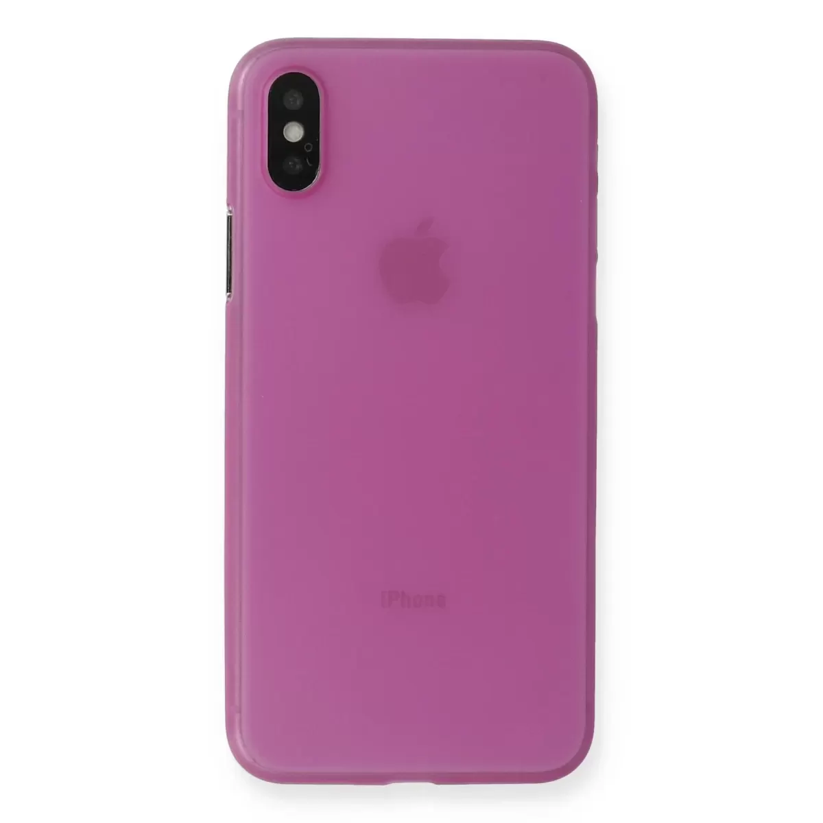 Newface Apple iPhone XS Max Kılıf PP Ultra İnce Kapak - Pembe