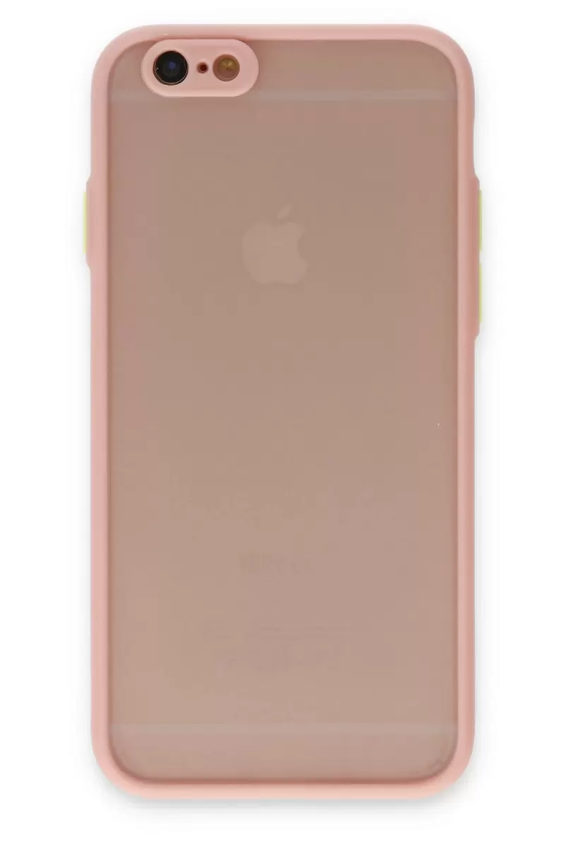 Newface Apple iPhone 6 Kılıf Montreal Silikon Kapak - Pembe